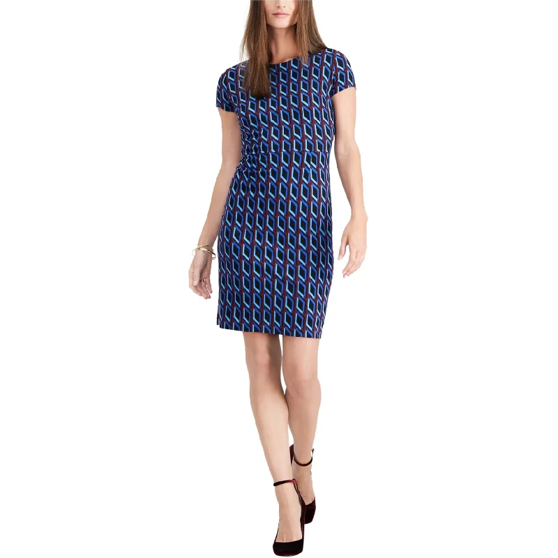 printed dressI-N-C Womens Lucid Square Shift Dress