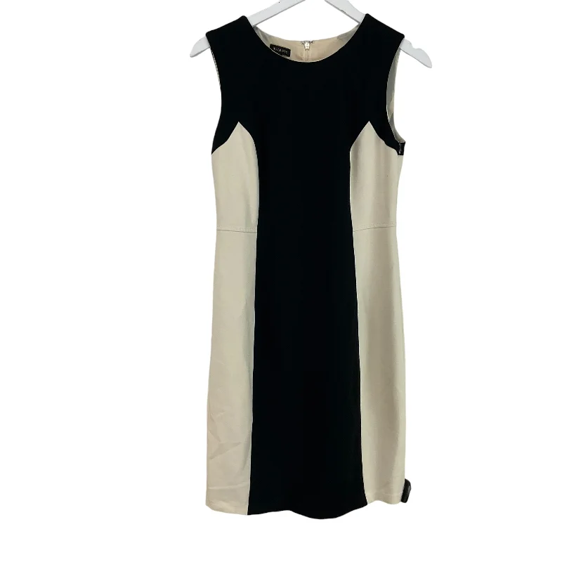 summer dressDress Casual Midi By Talbots In Black & Cream, Size: 4