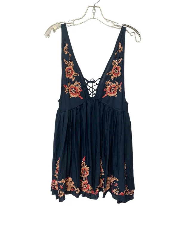 statement dressDress Casual Short By Free People In Blue, Size: Xs