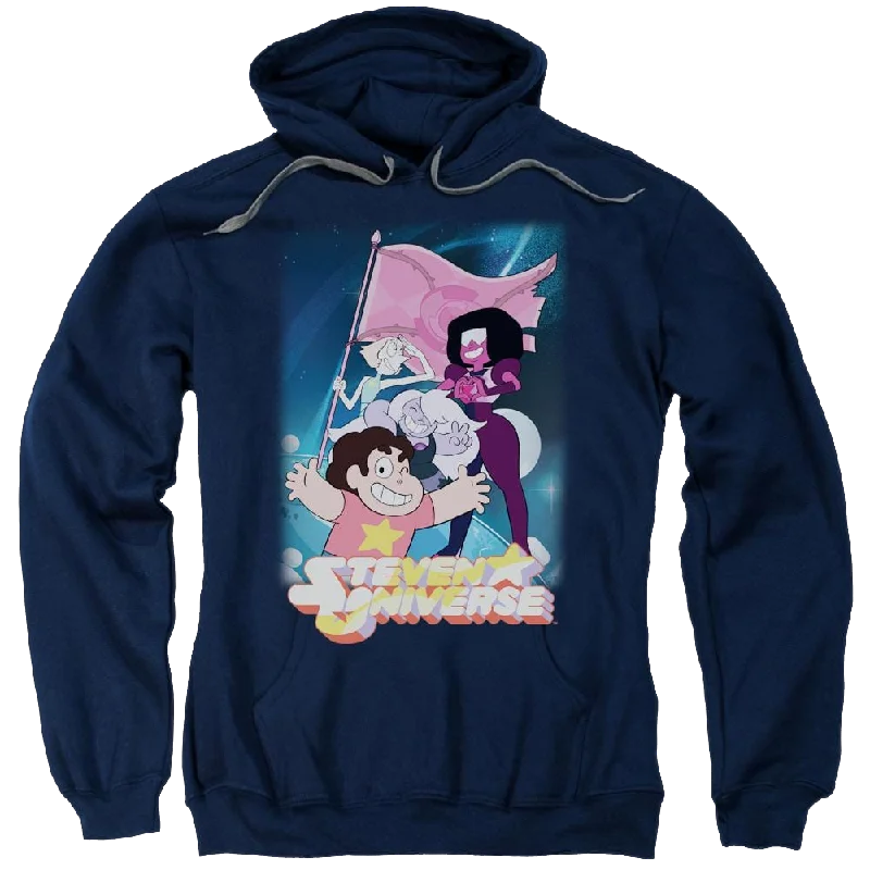 stylish hoodie for womenSteven Universe Crystal Gem Flag Pullover Hoodie