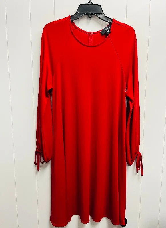 flowy maxi dressDress Work By Karen Kane In Red, Size: L