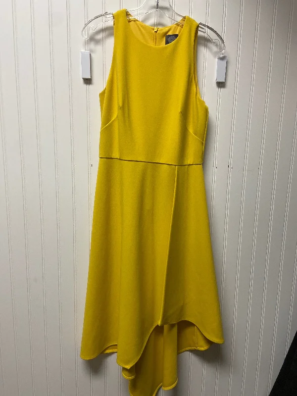 stylish party dressDress Work By Vince Camuto In Yellow, Size: S