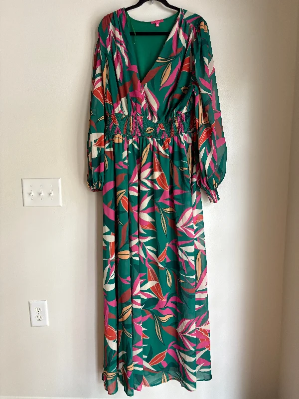 casual slip dressDress Party Long By Flying Tomato In Multi-colored, Size: 3x