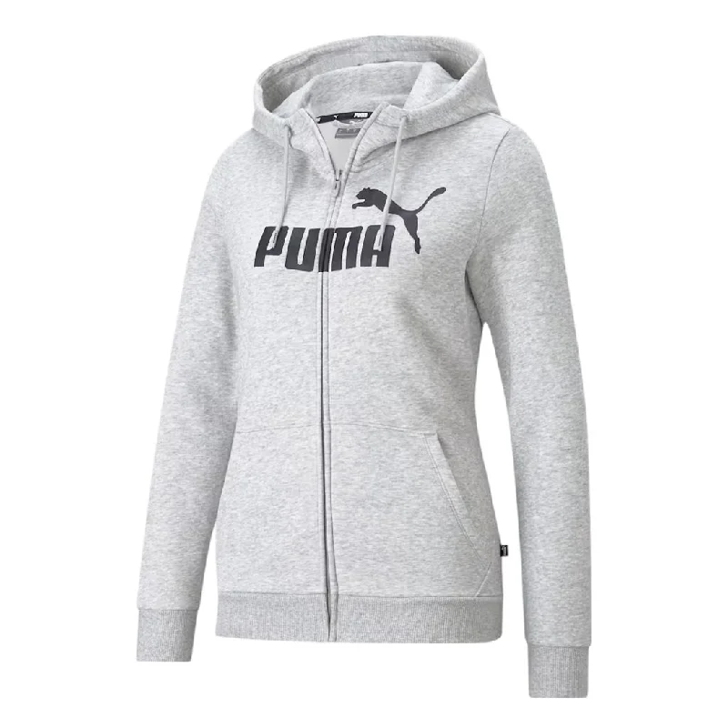 urban casual coatPuma - Women's Essentials Logo Full Zip Hoodie (586806 04)