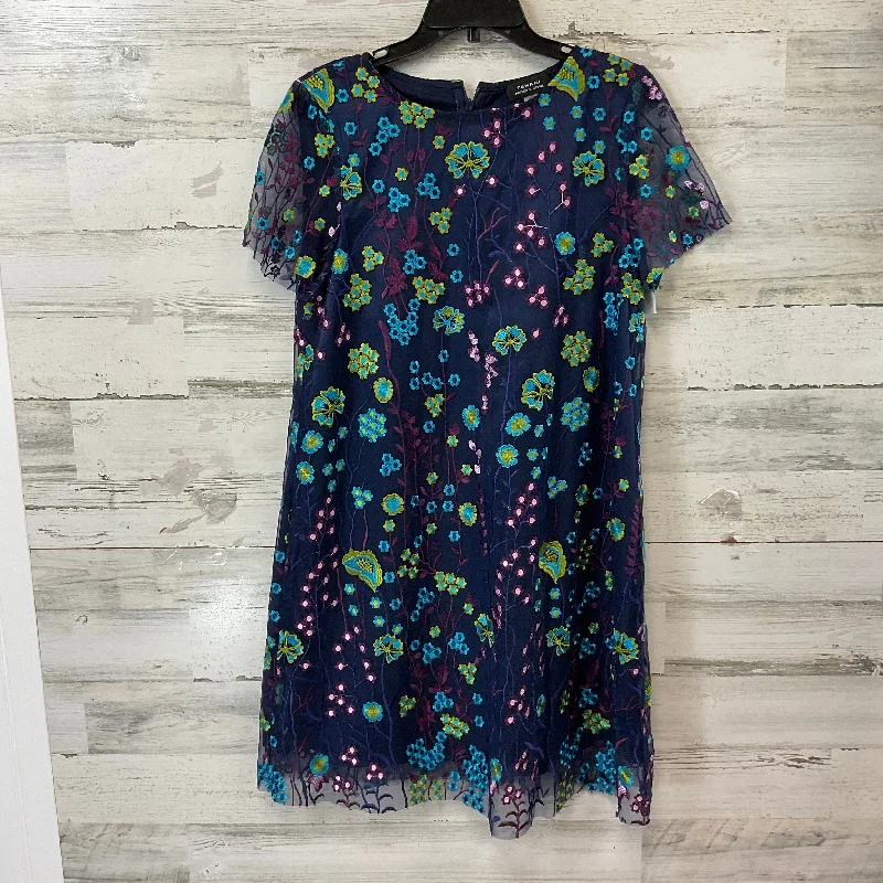 floral dressDress Party Short By Tahari By Arthur Levine In Blue, Size: M