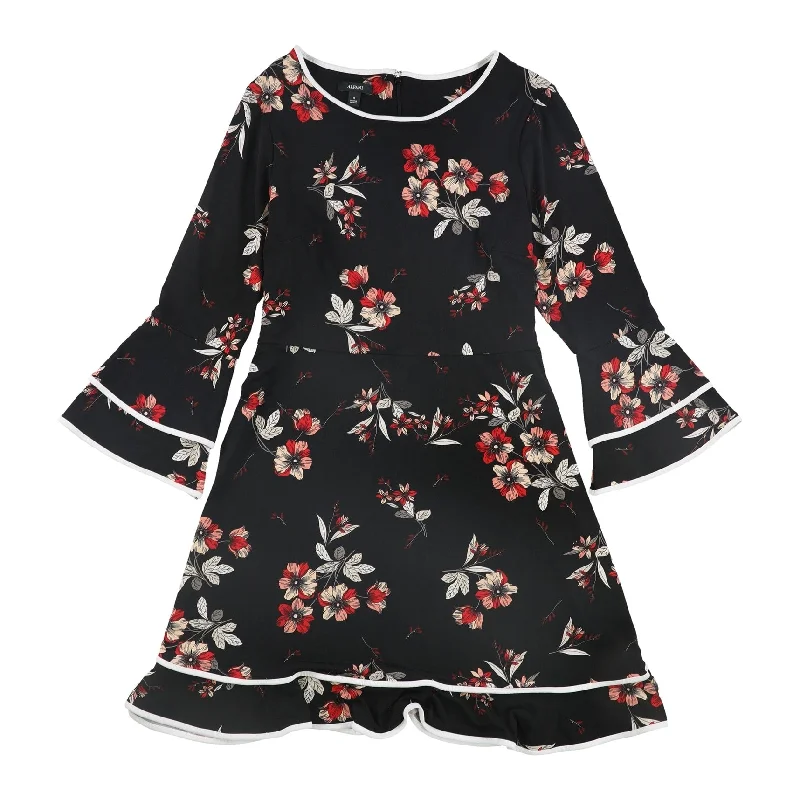 comfy dressAlfani Womens Floral Fit & Flare Dress