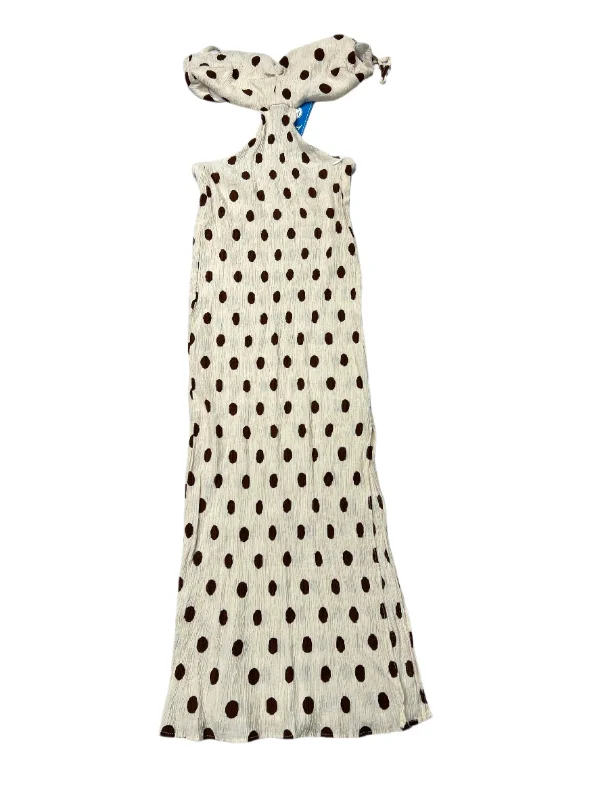 party-ready dressDress Casual Maxi By Zara In Polkadot Pattern, Size: S