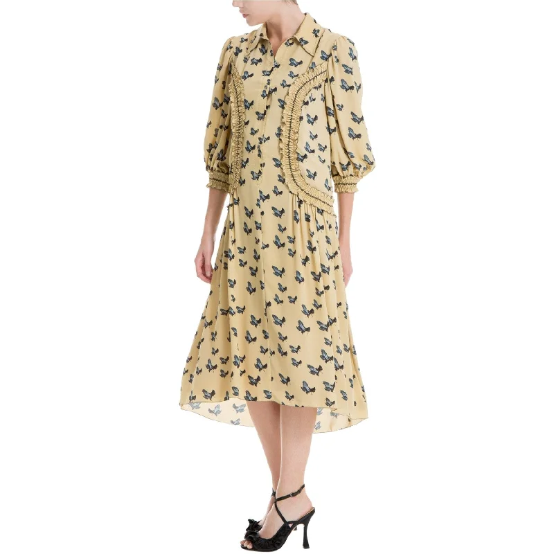 luxury dressMax Studio London Womens Printed A-Line Dress