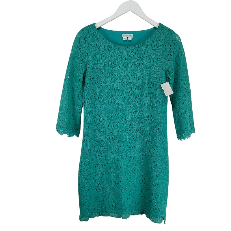 structured dressDress Casual Short By London Times In Teal, Size: S