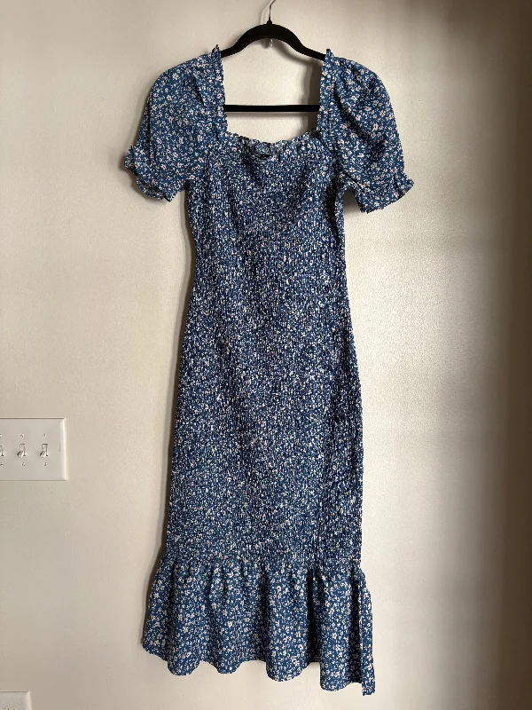 satin dressDress Casual Maxi By Pretty Garden In Blue, Size: L