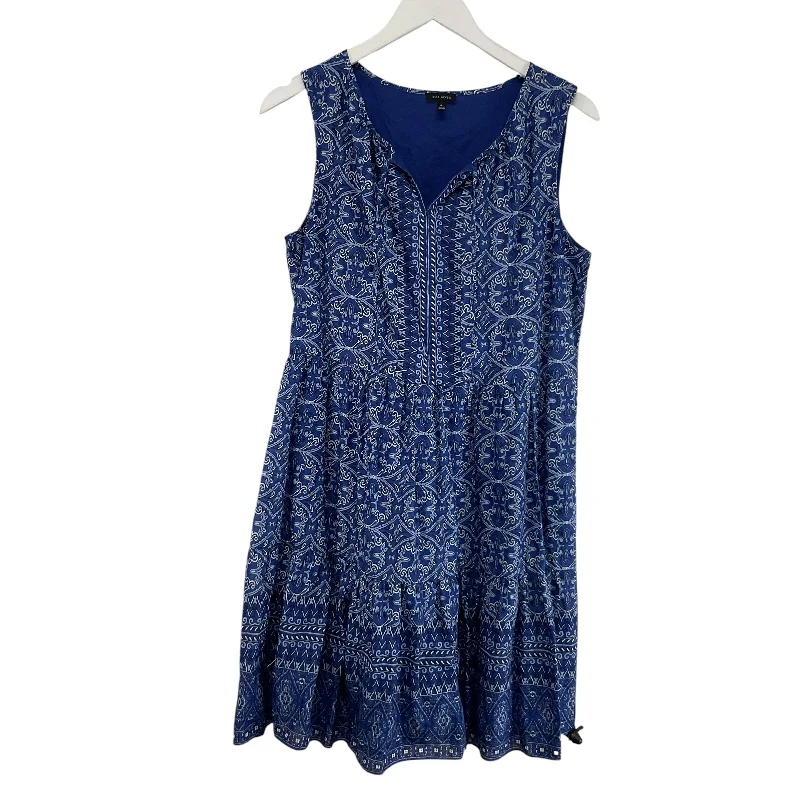 elegant maxi dressDress Casual Midi By Talbots In Blue, Size: M