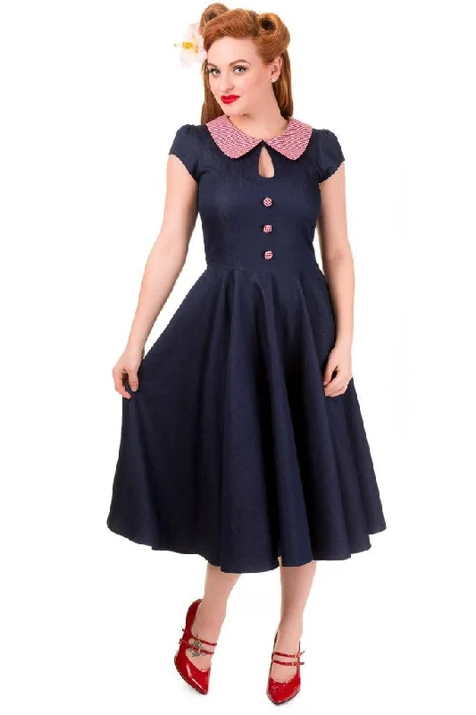 flowy evening dressBlueberry Hill Dress