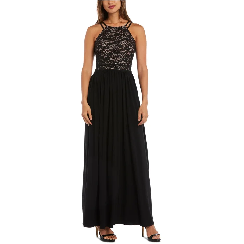 lace dressNightway Womens Lace-Top A-Line Gown Dress