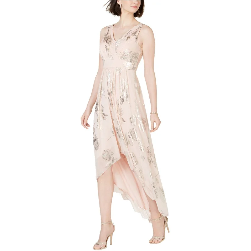 cocktail party dressJessica Howard Womens Floral High-Low Dress