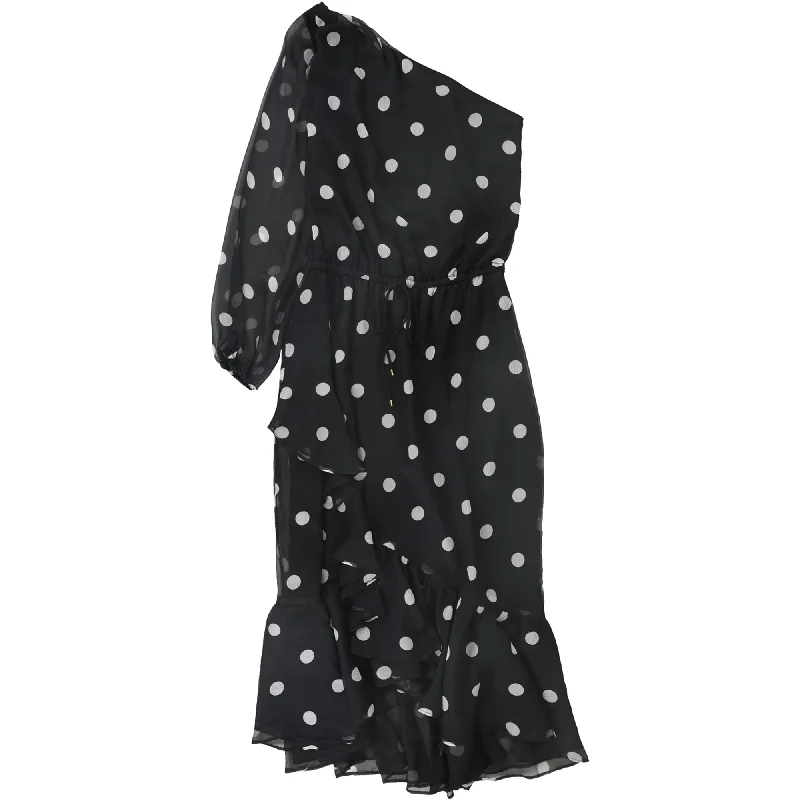 romantic dressRalph Lauren Womens Polka Dot One Shoulder Dress