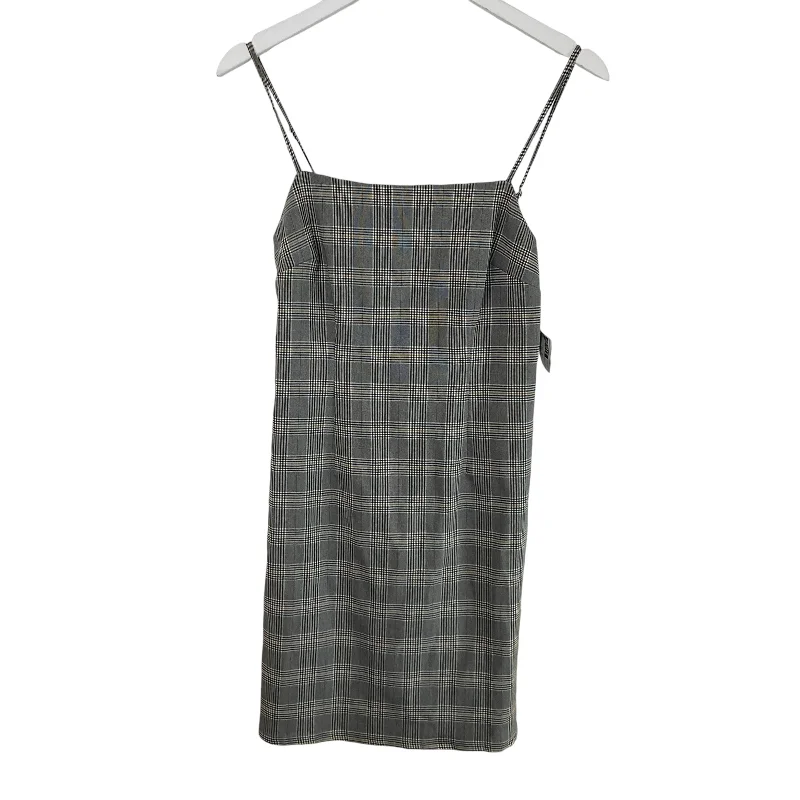 tiered dressDress Casual Midi By Forever 21 In Plaid Pattern, Size: L