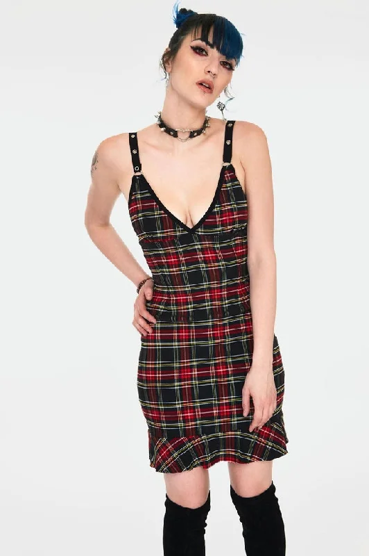 velvet dressDisgraced Tartan Mini Dress