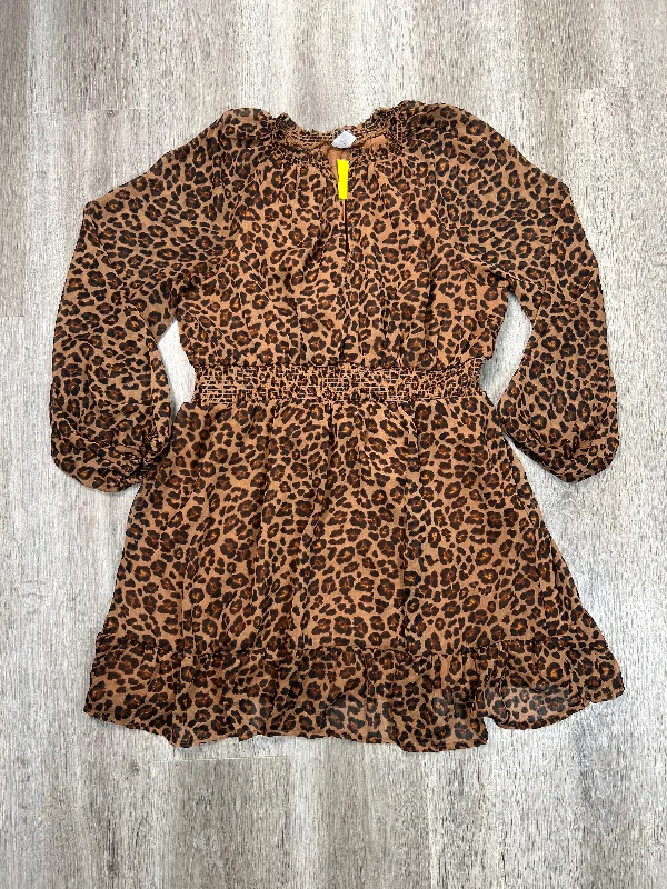 wrap-around dressDress Casual Short By Old Navy In Animal Print, Size: L