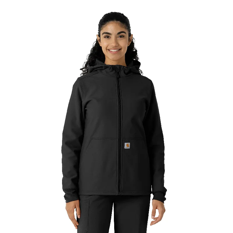 windproof jacketCarhartt Women's Bonded Fleece Hoodie - Black