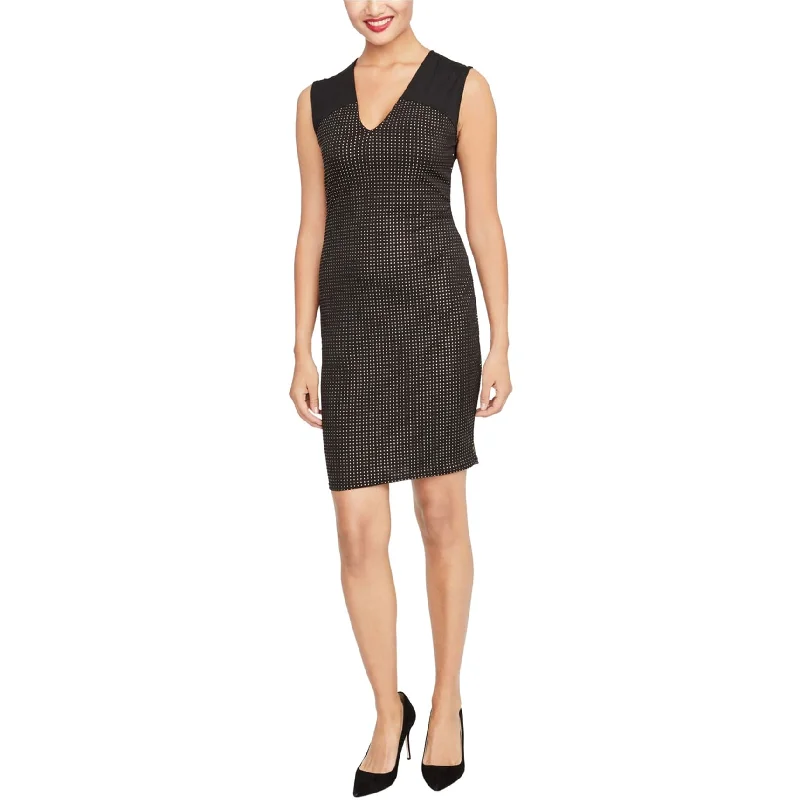 form-fitting dressRachel Roy Womens Studded Sheath Dress