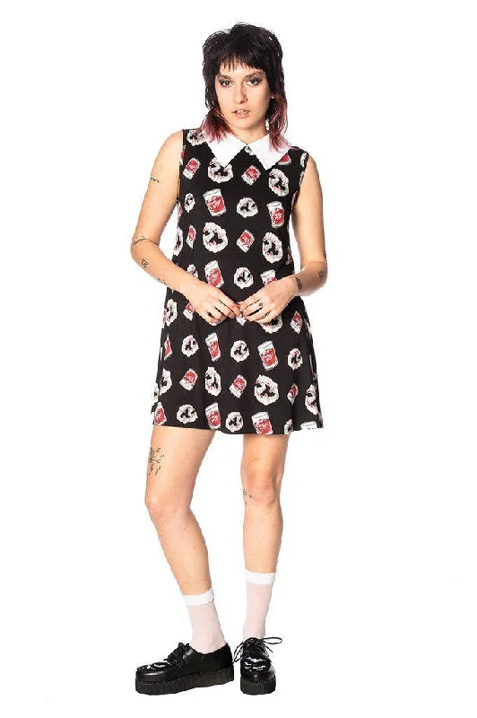 winter dressGlampire Collar Dress