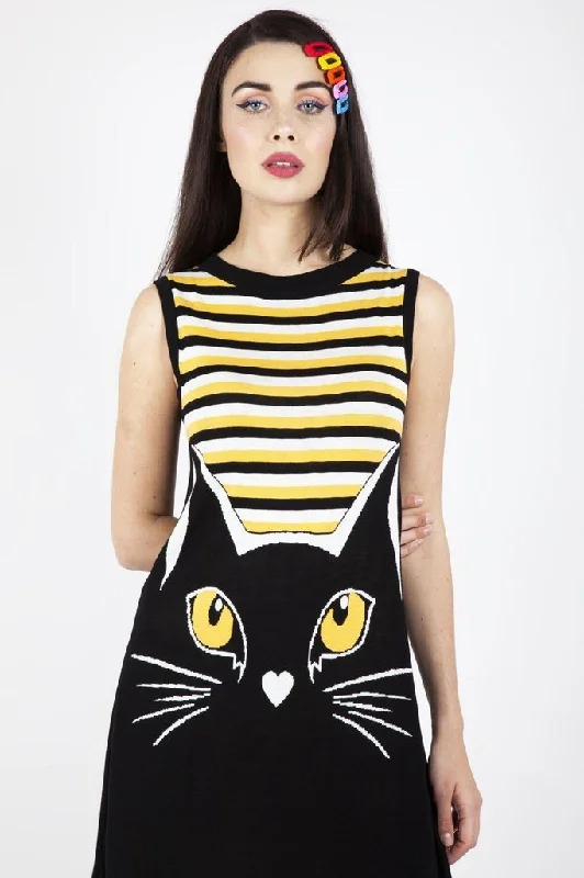 t-shirt dressTelepathic Cat Dress