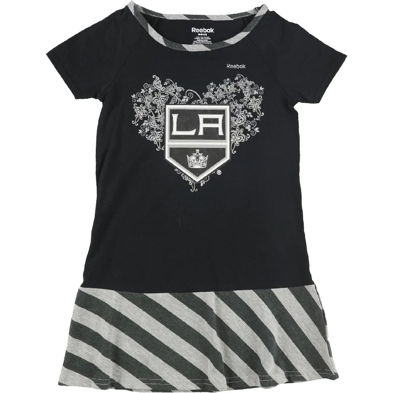 casual knit dressReebok Girls La Kings Drop Waist Dress