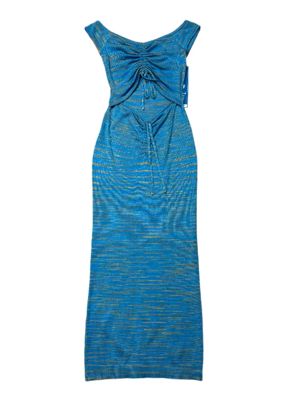 flowy evening dressDress Casual Maxi By Lovestitch In Blue, Size: Xs