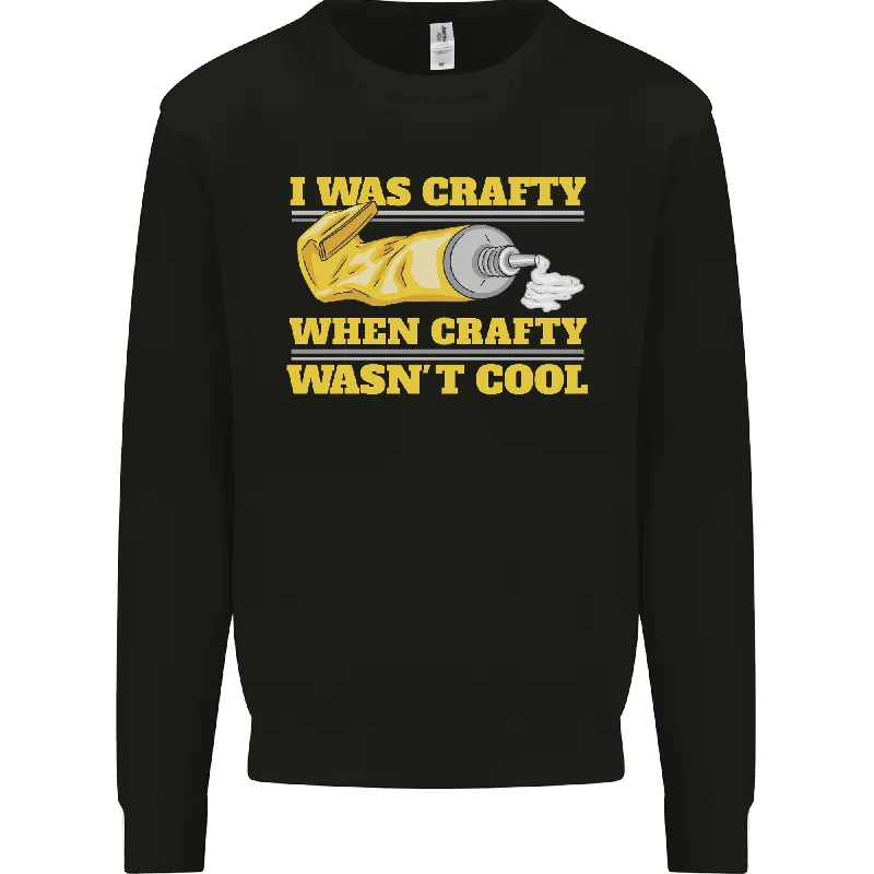 cool activewear hoodieArts and Crafts Funny Crafty Artist Art Mens Sweatshirt Jumper