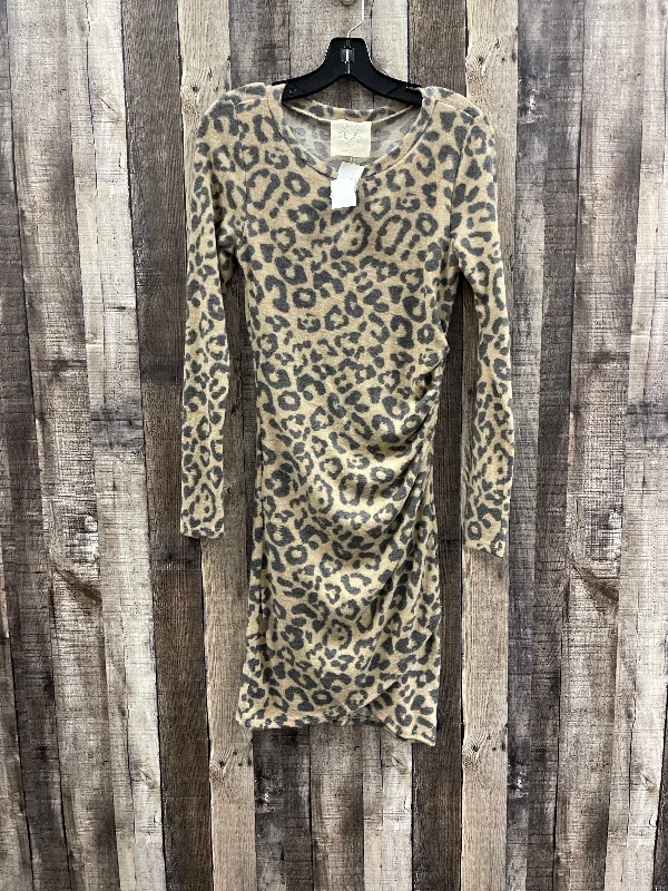 puff sleeve dressDress Casual Maxi By Fantastic Fawn In Leopard Print, Size: S