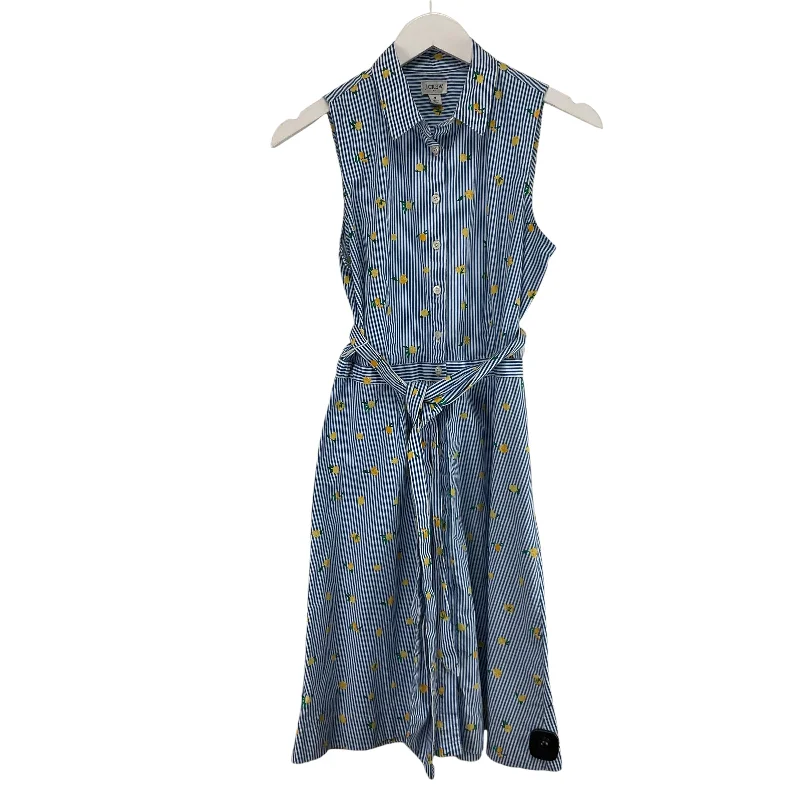 tiered dressDress Casual Short By J. Crew In Blue, Size: 4