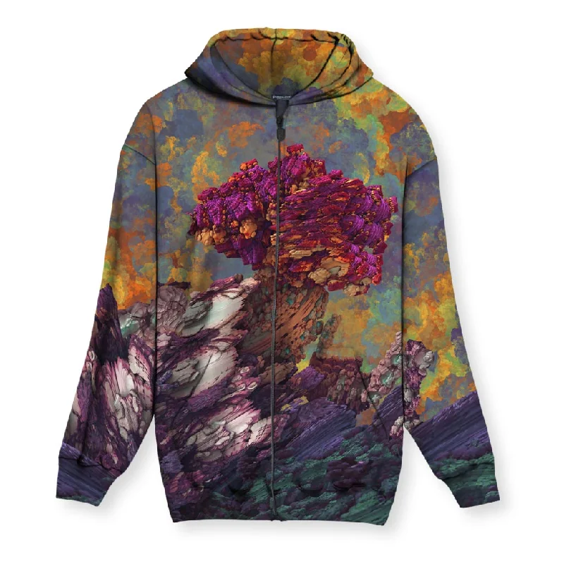 Efflorescent Womens Zip Hoodie