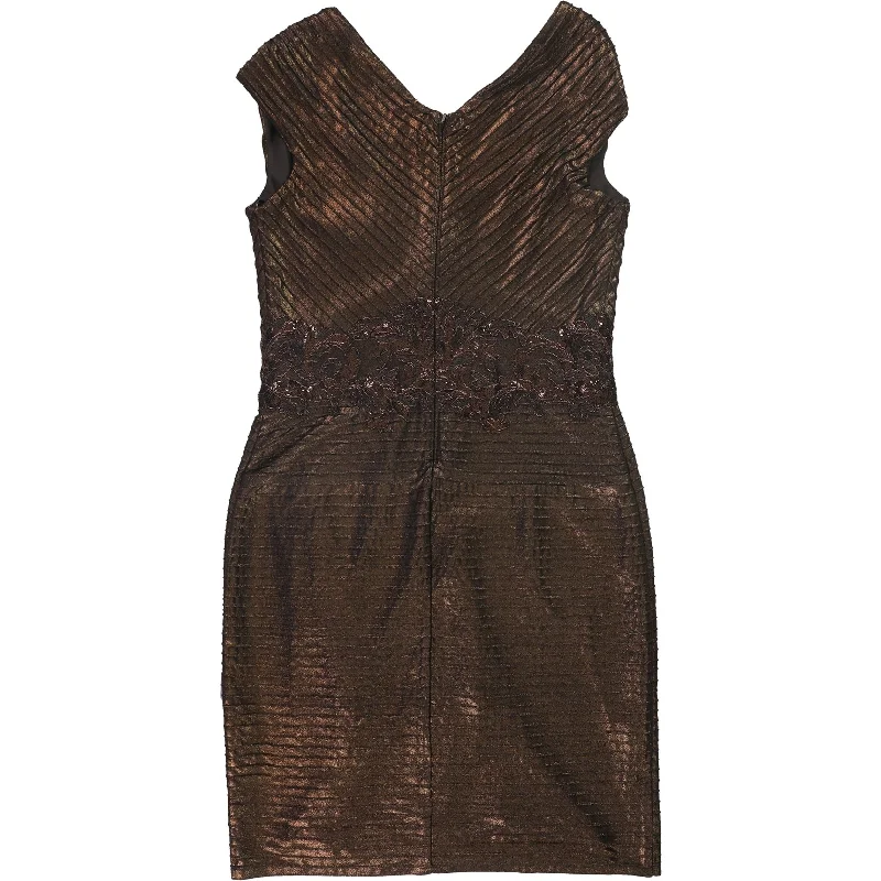 lace dressTadashi Shoji Womens Sequin Cocktail Dress