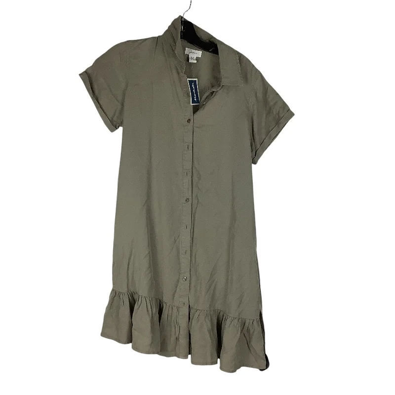 chic slip dressDress Casual Short By Japna In Green, Size: M