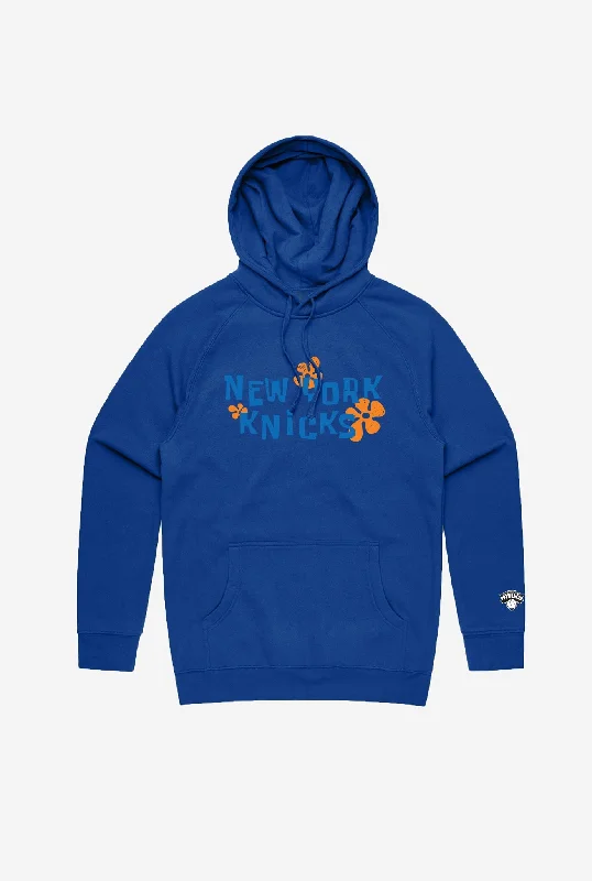 NBA x Spongebob New York Knicks Bikini Bottom Hoodie - Royal