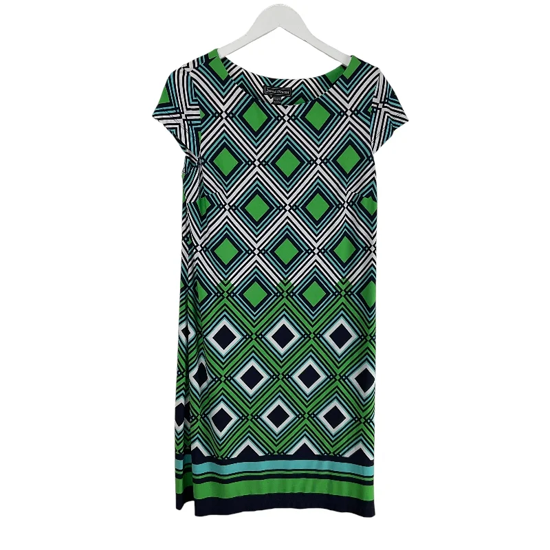 layered dressDress Casual Midi By Jessica Howard In Blue & Green, Size: M