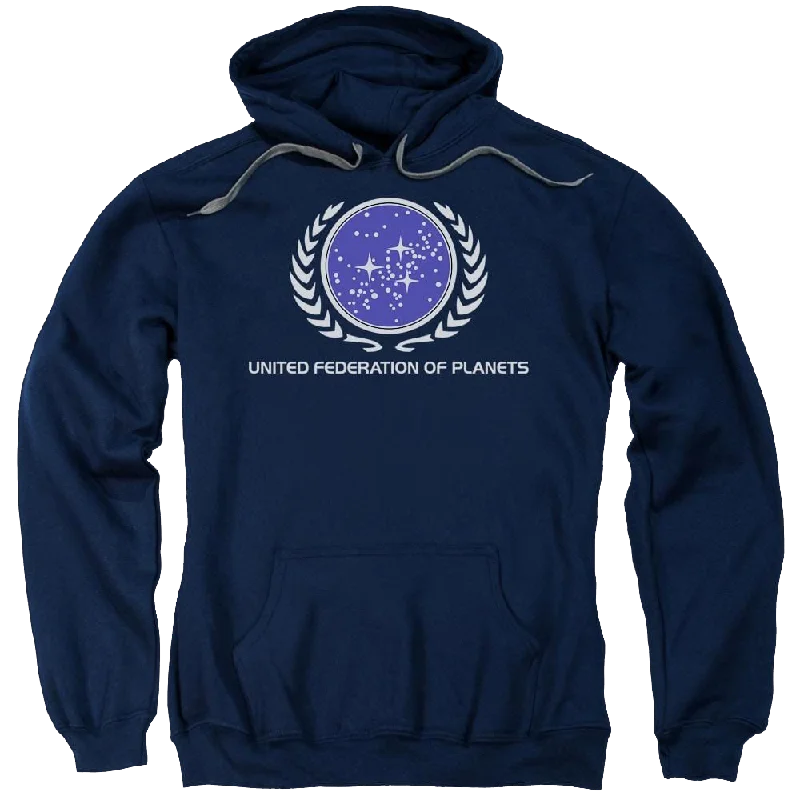 fleece hoodie for winterStar Trek United Federation Logo Pullover Hoodie