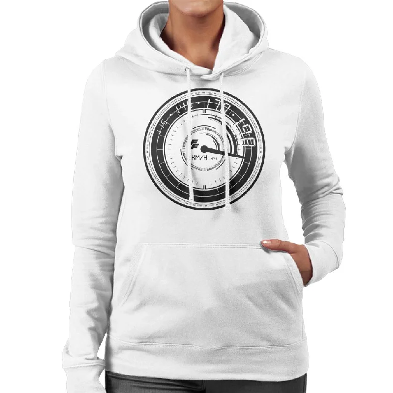 premium zip-up hoodieFast and Furious Speedometer Women's Hooded Sweatshirt