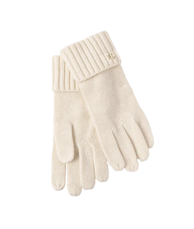 outdoor coatWool-blend Gloves - Cream