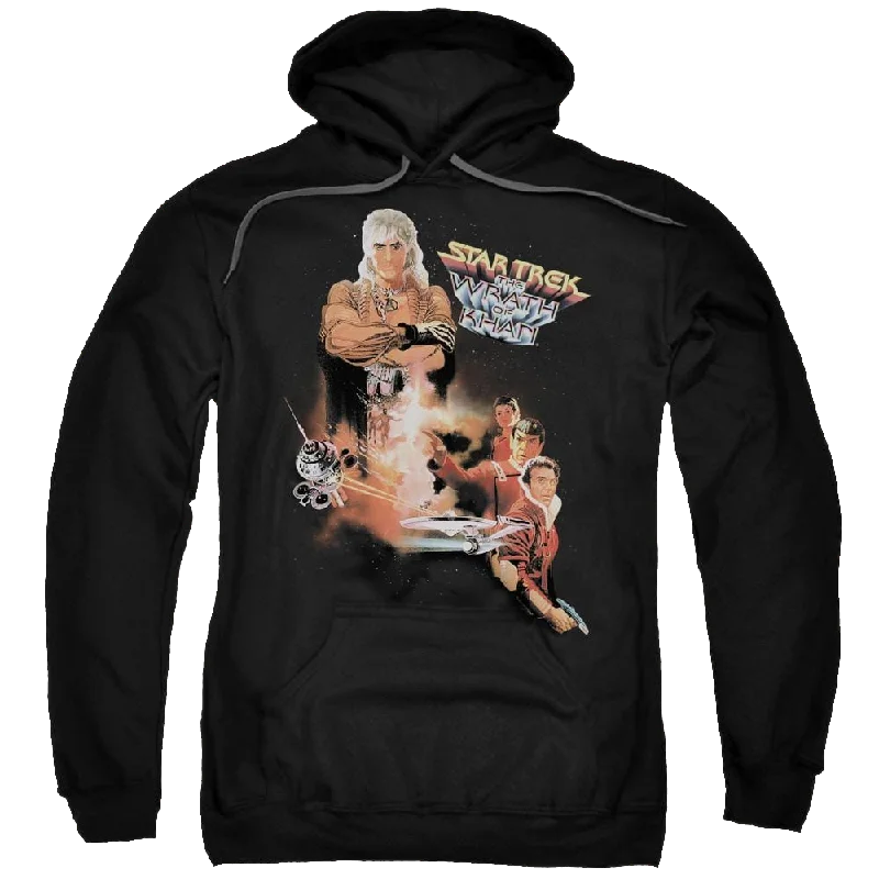 oversized hoodie with drawstringsStar Trek Wrath Of Khan(movie) Pullover Hoodie